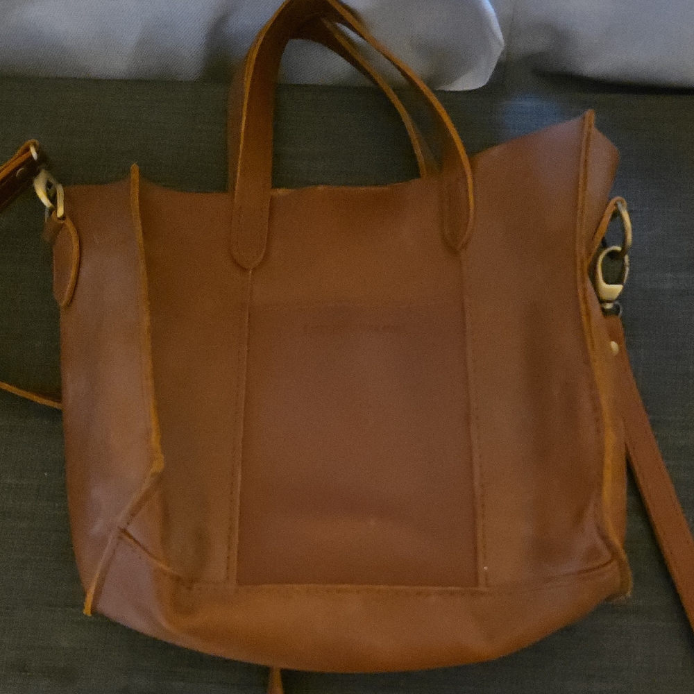 Portland Leather Tan Tote Bag